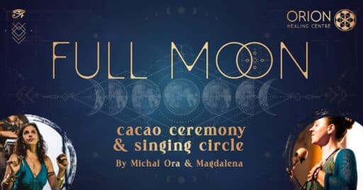 Full Moon Cacao Ceremony & Sacred Sounds w/ Michal Ora, Magdalena & Friends